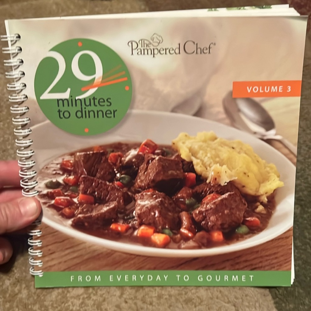 Pampered chef 29 minutes to dinner cookbook